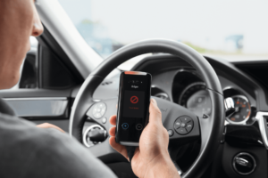 ignition interlock violation penalties screen on interlock device
